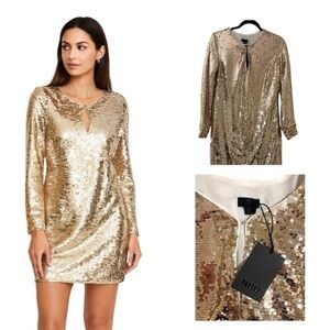 NBD Sequin Shift Dress